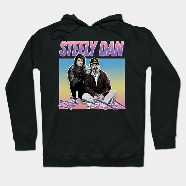 Steely Dan / Retro Aesthetic Meme Parody Design Hoodie by DankFutura